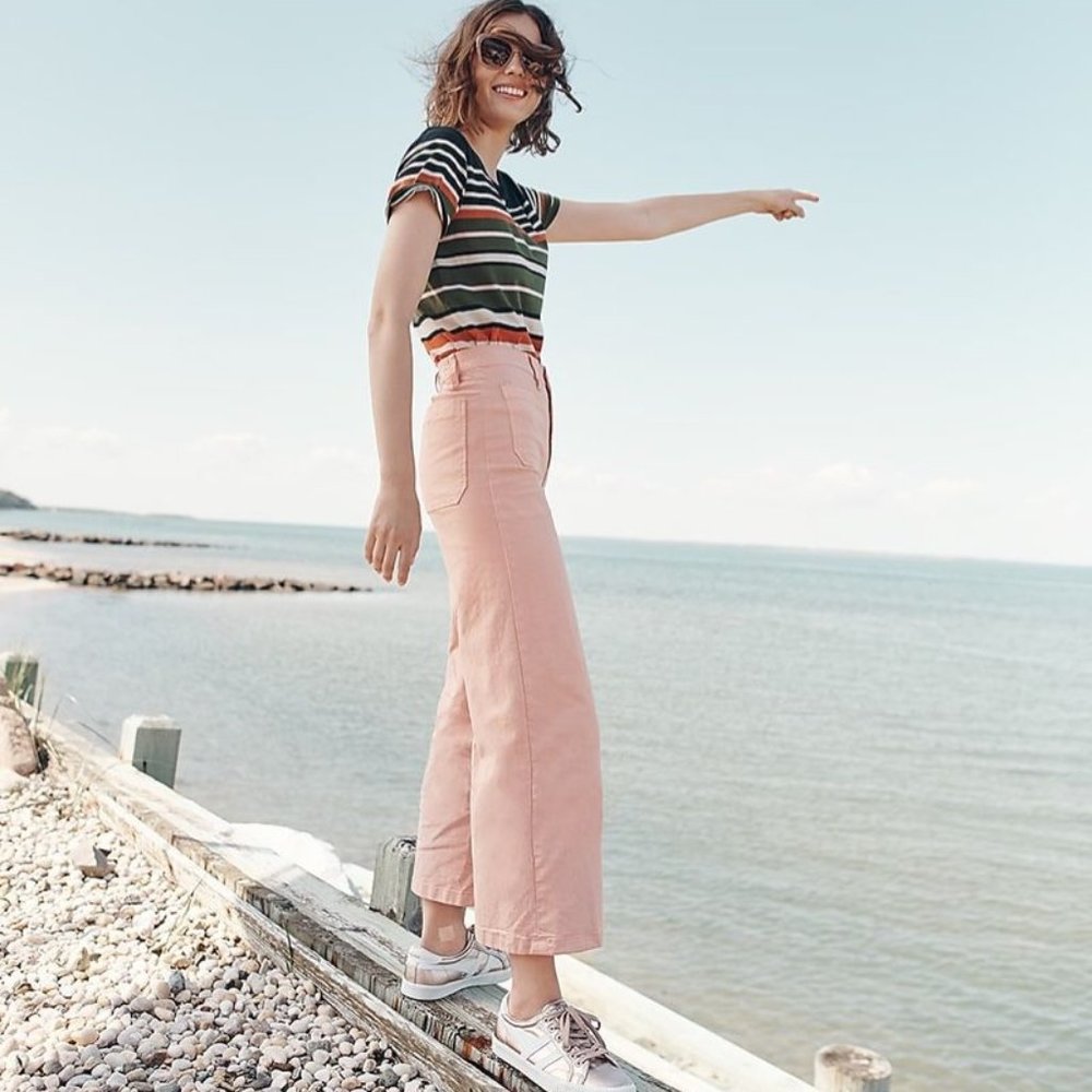 J. Crew Point Sur Wide Leg pant, Size 28